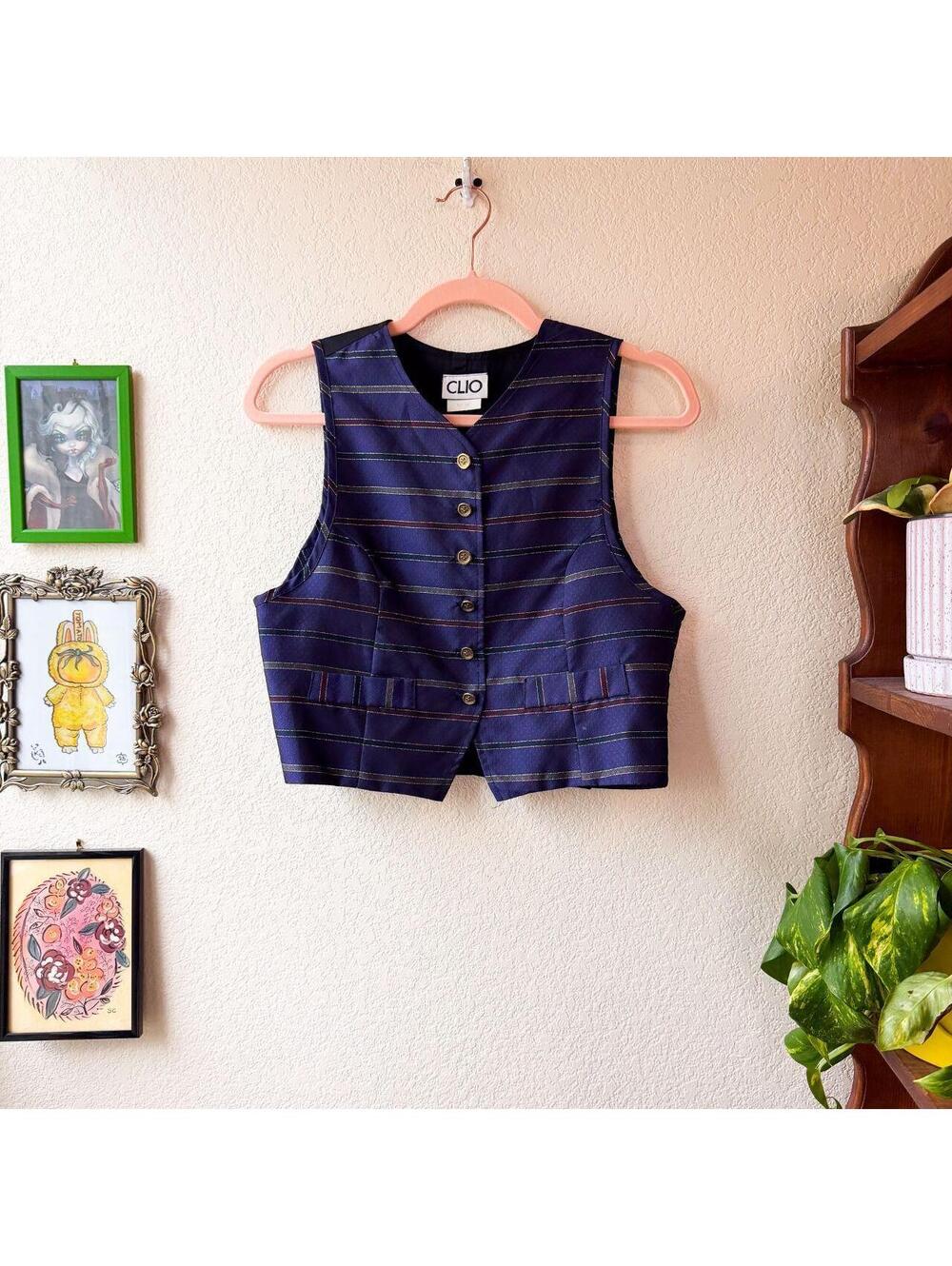 Vintage Women's 90's Whimsygoth Fairy Indie Boho Vest